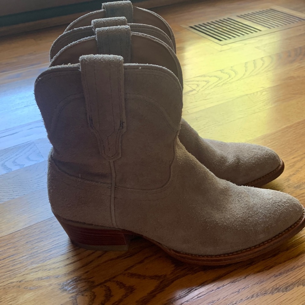 Grey Suede boots